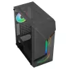 Aerocool SCAPEBKV3 Žaidimų ATX korpusas, priekinis RGB LED, grūdintas stiklas, 3x ARGB ventiliatoriai, juodas