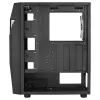 Aerocool SCAPEBKV3 Žaidimų ATX korpusas, priekinis RGB LED, grūdintas stiklas, 3x ARGB ventiliatoriai, juodas