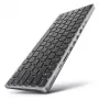 Axagon HMC-KB-GE, USB 5Gbps centras su klaviatūra, HDMI 4K/60Hz, 3x USB-A, SD/mSD, garsas, PD 100, vokiškas išdėstymas