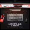 Axagon HMC-KB-GE, USB 5Gbps centras su klaviatūra, HDMI 4K/60Hz, 3x USB-A, SD/mSD, garsas, PD 100, vokiškas išdėstymas
