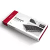 Axagon HMC-KB-GE, USB 5Gbps centras su klaviatūra, HDMI 4K/60Hz, 3x USB-A, SD/mSD, garsas, PD 100, vokiškas išdėstymas