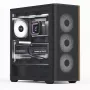 Aerocool D501A Midi Tower Juoda, Wood