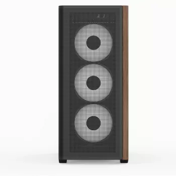 Aerocool D501A Midi Tower Juoda, Wood