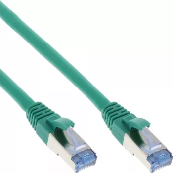 InLine komutacinis kabelis S/FTP PiMF Cat.6A halogen free 500MHz green 3m
