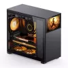 PC korpusas Jonsbo D41 STD Midi Tower Juodas