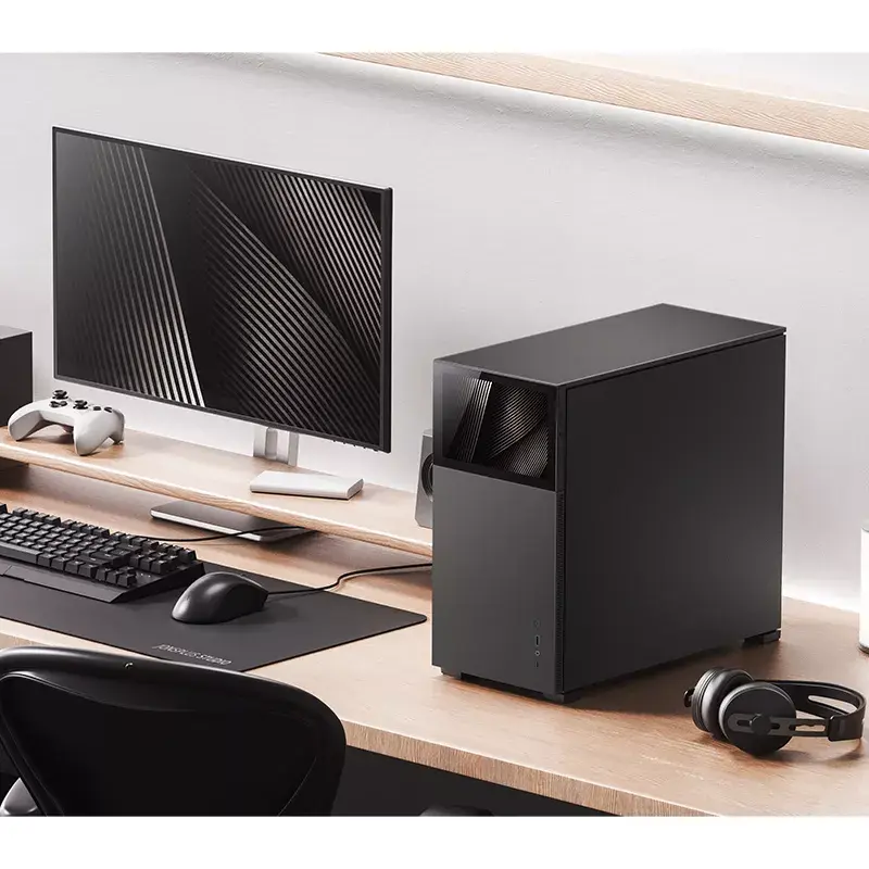 PC korpusas Jonsbo D41 STD Midi Tower Juodas