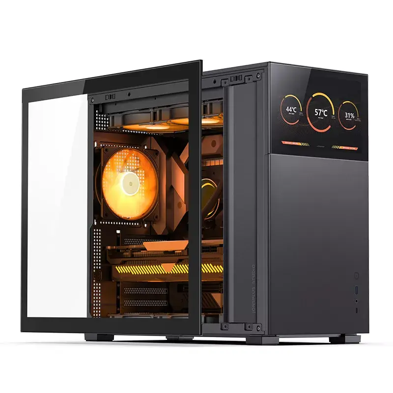 PC korpusas Jonsbo D41 STD Midi Tower Juodas