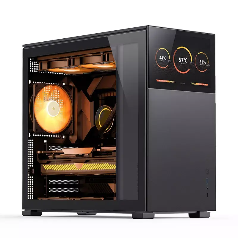 PC korpusas Jonsbo D41 STD Midi Tower Juodas