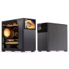 PC korpusas Jonsbo D41 STD Midi Tower Juodas