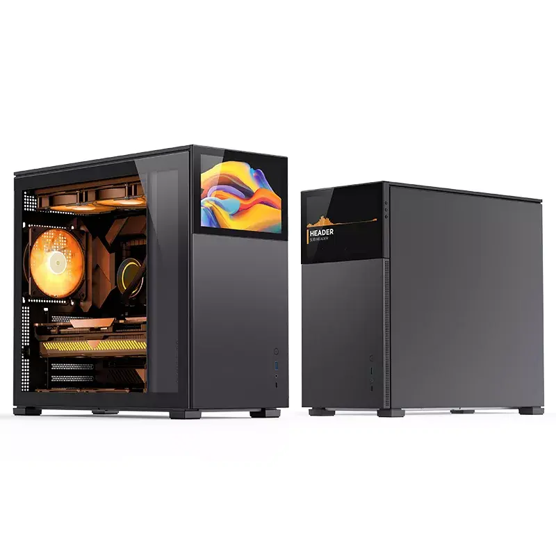 PC korpusas Jonsbo D41 STD Midi Tower Juodas