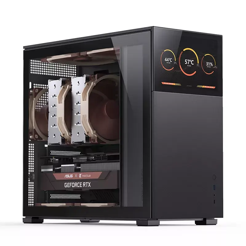 PC korpusas Jonsbo D41 STD Midi Tower Juodas