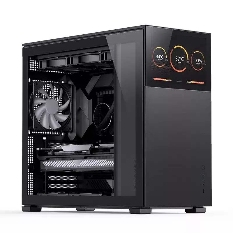 PC korpusas Jonsbo D41 STD Midi Tower Juodas