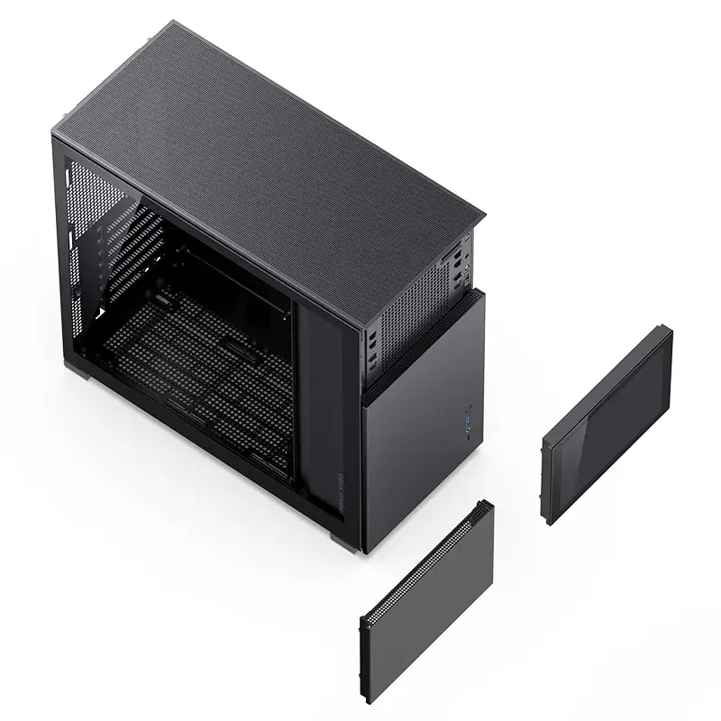 PC korpusas Jonsbo D41 STD Midi Tower Juodas