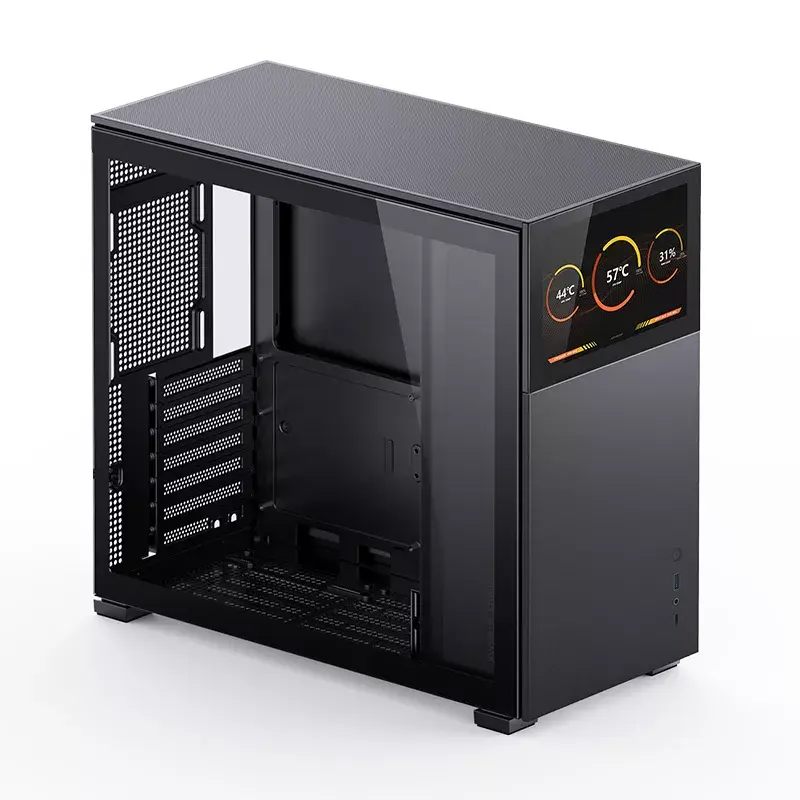 PC korpusas Jonsbo D41 STD Midi Tower Juodas
