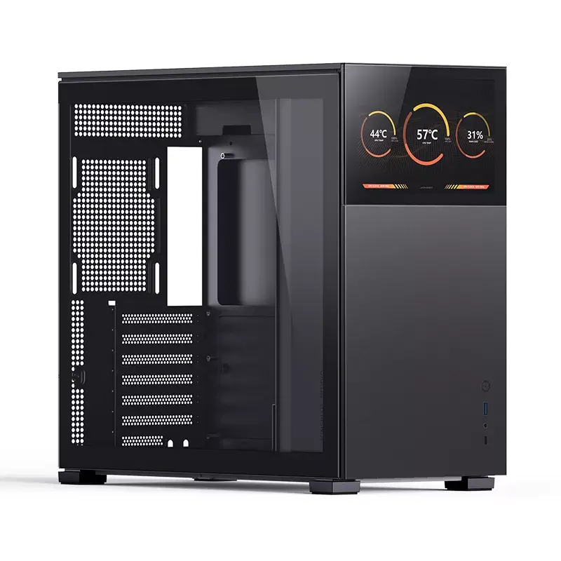 PC korpusas Jonsbo D41 STD Midi Tower Juodas