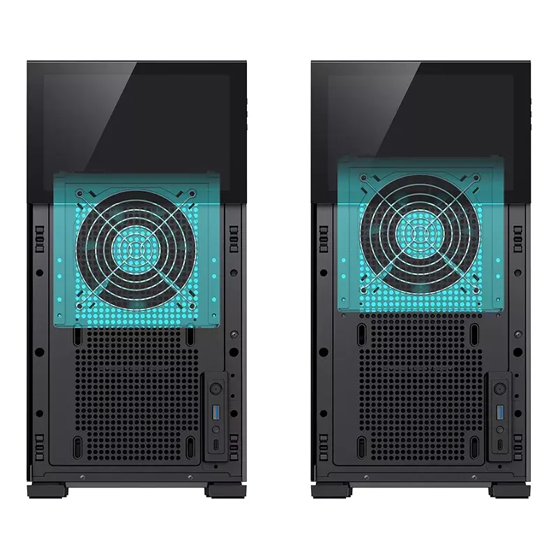 PC korpusas Jonsbo D41 STD Midi Tower Juodas