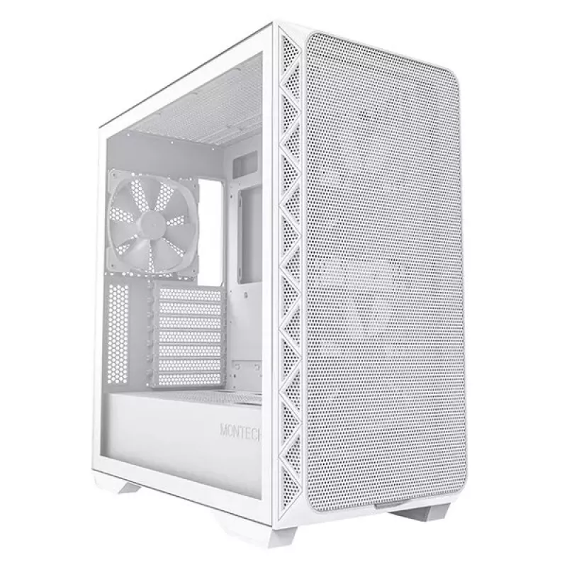 PC korpusas Montech AIR 903 BASE Midi Tower baltas