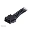 Adapterio kabelis Akasa AK-CBPW22-15 — 8 kontaktų EPS į 4 kontaktų ATX, 15 cm
