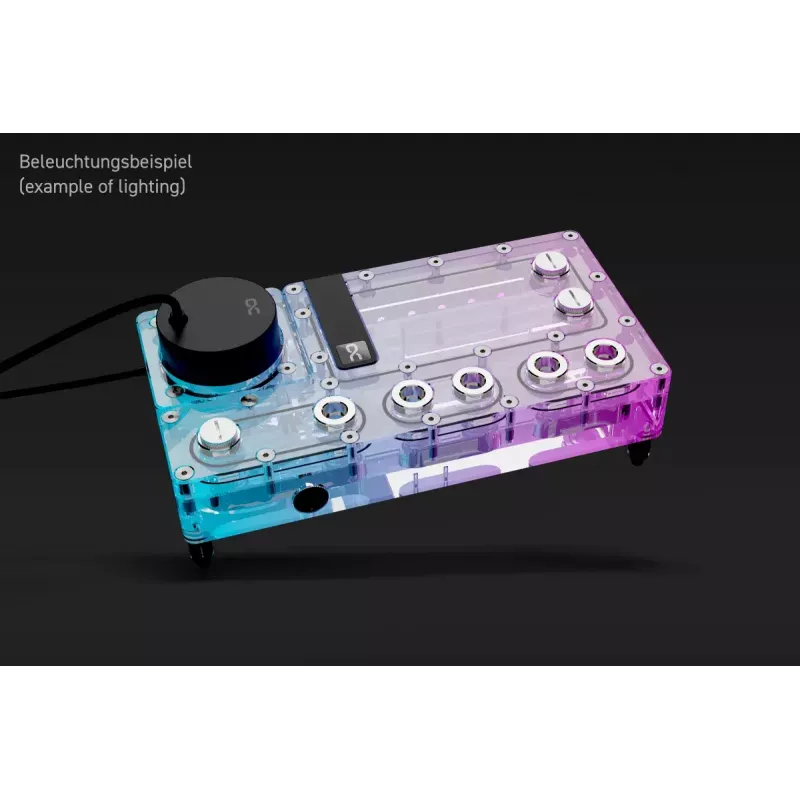 Siurblys ir rezervuaras Alphacool Core Distro Plate Juoda Transparent Acrylic Aluminium Ceramic Synthetic