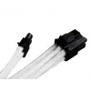 PCI-E 8pin(6+2) laidas Sidabrinėstone SST-PP07-PCIW 0,25 m