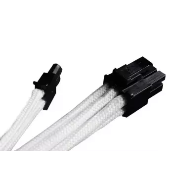 PCI-E 8pin(6+2) laidas Sidabrinėstone SST-PP07-PCIW 0,25 m