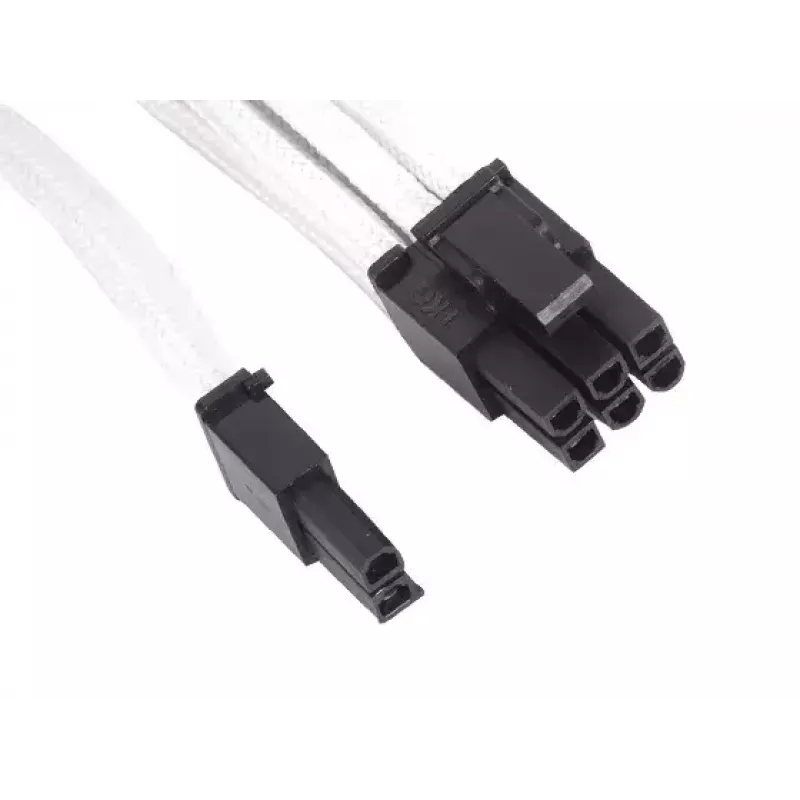 PCI-E 8pin(6+2) laidas Sidabrinėstone SST-PP07-PCIW 0,25 m