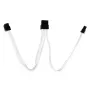 PCI-E 8pin(6+2) laidas Sidabrinėstone SST-PP07-PCIW 0,25 m