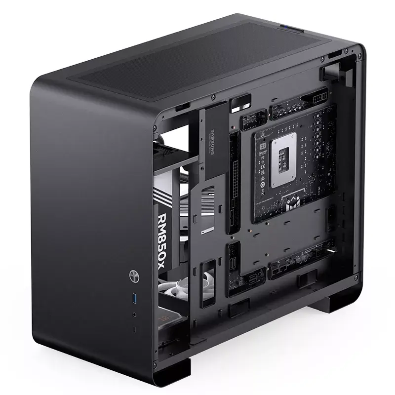 PC Case Jonsbo U4 Mini Mini Tower Juoda