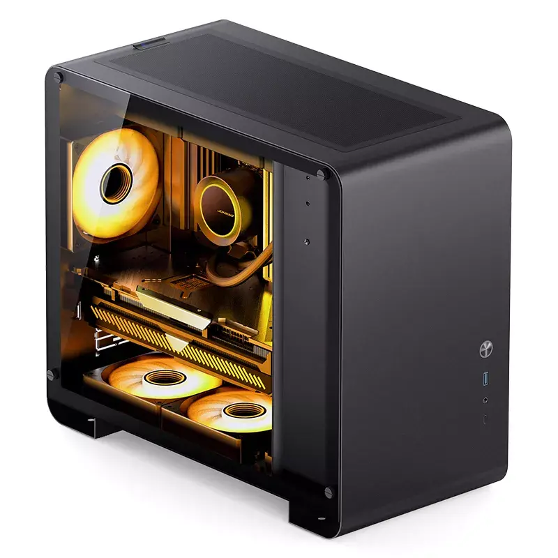PC Case Jonsbo U4 Mini Mini Tower Juoda