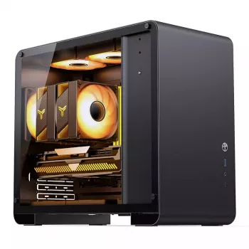 PC Case Jonsbo U4 Mini Mini Tower Juoda