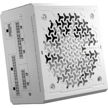 CORSAIR maitinimo blokas - RMe serija RM850e - Visiškai modulinis, mažo triukšmo ATX - Baltas