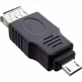 InLine Micro USB adapteris Micro-A kištukas – USB Type A lizdas 31600