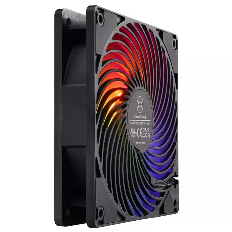 Oro aušintuvas Sidabrinėstone Penetrator SST-AP120SKB-ARGB 12 cm 2000 RPM