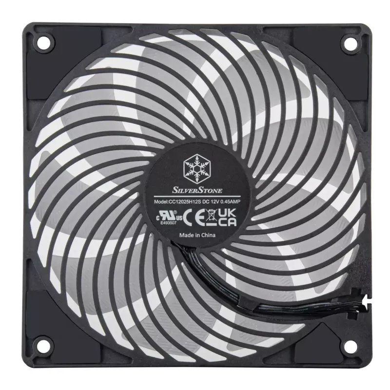 Oro aušintuvas Sidabrinėstone Penetrator SST-AP120SKB-ARGB 12 cm 2000 RPM