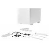 PC korpusas be quiet! PURE BASE 501 Airflow Midi Tower White — ATX, 3×140 mm priekyje, 1×140 mm gale, 5×2,5 colio, 2×3,5 colio, USB-C, PWM palaikymas
