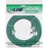 InLine komutacinis kabelis S/FTP PiMF Cat.6A be halogenų 500 MHz žalias 10 m