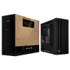 PC Case ASUS ProArt PA602 Midi Tower Juoda — ATX/EATX support, temperuotas stiklas, 2x200 mm priekiniai ventiliatoriai, 360 mm viršutinis radiatorius, GPU iki 450 mm