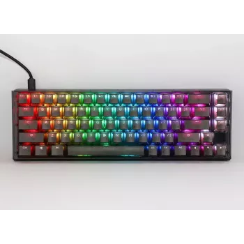 Ducky One 3 Aura SF klaviatūra Žaidimų USB QWERTY Juoda 67 klavišai RGB
