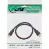 InLine High Speed HDMI kabelis su Ethernet Premium 4K2K kištukas / kištukas juodas 3 m