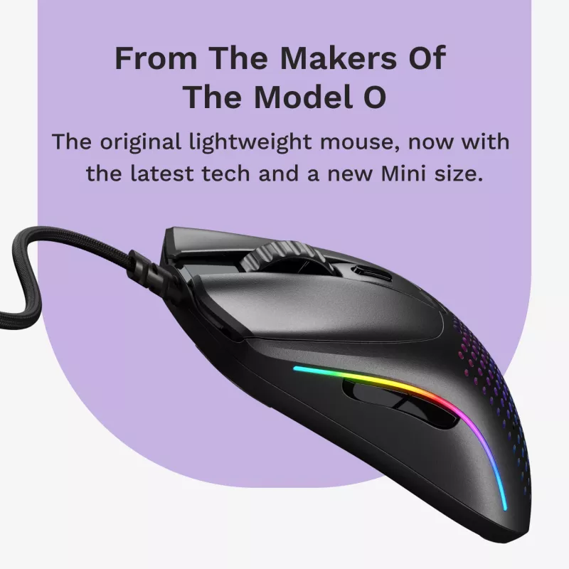 Žaidimų pelė Glorious Gaming Model O 2 Mini RGB juoda