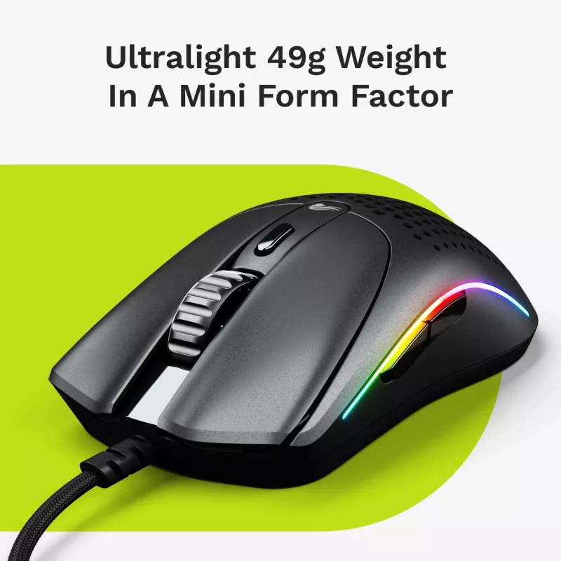 Žaidimų pelė Glorious Gaming Model O 2 Mini RGB juoda