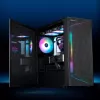 PC korpusas Sidabrinėstone SETA H1 Midi Tower juodas