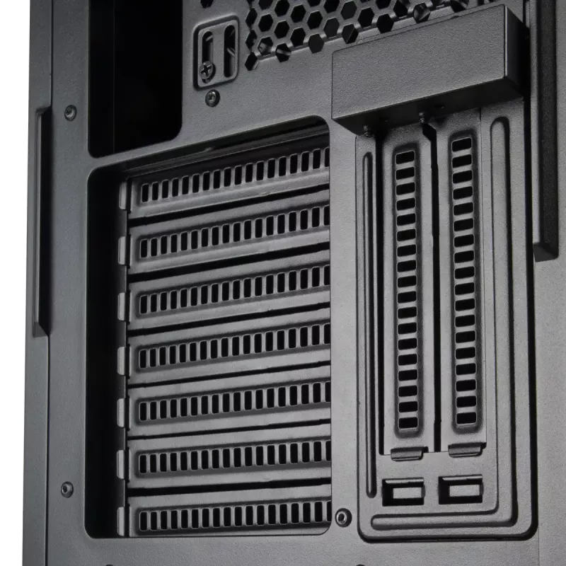 PC korpusas Sidabrinėstone SETA H1 Midi Tower juodas