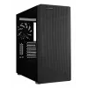 PC korpusas Sidabrinėstone SETA H1 Midi Tower juodas