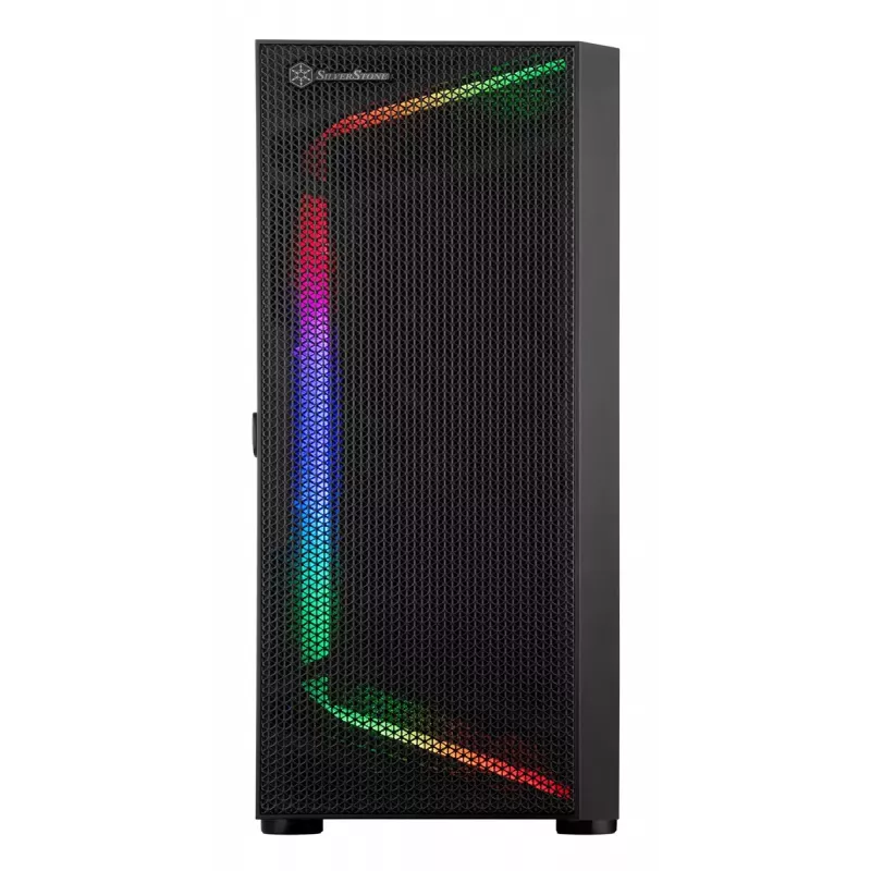 PC korpusas Sidabrinėstone SETA H1 Midi Tower juodas