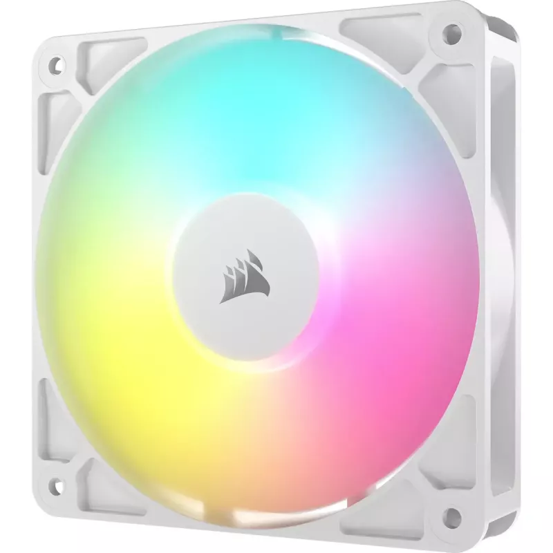Corsair RS120 ARGB 12 cm ventiliatorius, baltas, 420–2100 RPM, 3 vnt.