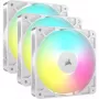 Corsair RS120 ARGB 12 cm ventiliatorius, baltas, 420–2100 RPM, 3 vnt.