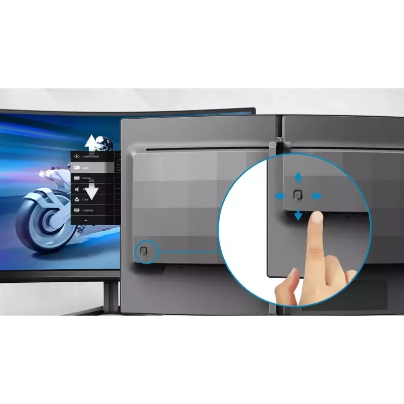Philips Evnia 5000 32M2C5500W/00 kompiuterio monitorius 80 cm (31,5 col.) 2560 x 1440 pikselių Quad HD LCD juodas