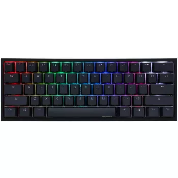 Ducky One 2 Pro Mini klaviatūra, skirta žaidimams, USB, QWERTY, JAV anglų, juoda