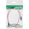 InLine SATA 6Gb/s laidas su fiksatoriais 0,5 m